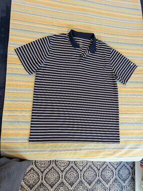 ⭐ NWOT Nike Dri-Fit Striped Polo XXL